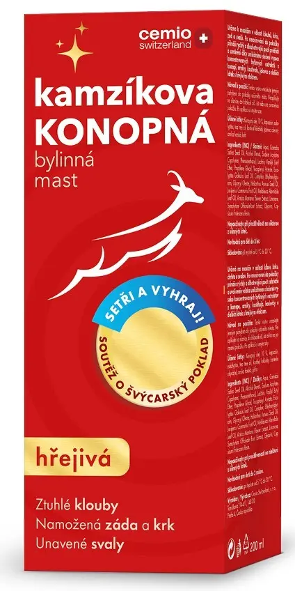 12961-cemio kamzikova konopna mast hrejiva 200ml darek 12961-cemio kamzikova konopna mast hrejiva 200ml darek